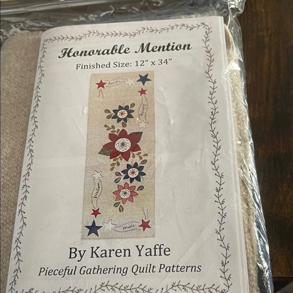 Karen Yaffe Pieceful Gathering Quilt Pattern
